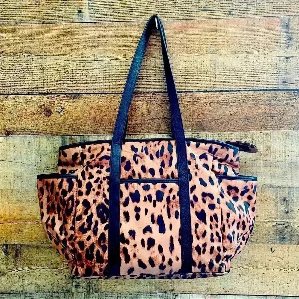 Rebecca Minkoff Marissa Leopard Nylon Diaper Bag